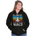 thumbnail image 4 of Alabama AL Out Of This World Rocket Zip Up Hoodie Men's Women's Brisco Brands M, 4 of 6