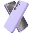 thumbnail image 1 of Samsung Galaxy S24 Plus Silicone Case, Slim Fit Premium Liquid Silicone Shockproof Phone Cover, Upgraded Camera Protection and Microfiber Lining 6.7inch, Light Purple, 1 of 12