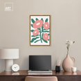 thumbnail image 3 of Theres Blush Flowers Canvas Boho Colorful Wall Art by Art Remedy, Gold Frame, 16" x 24", 3 of 7