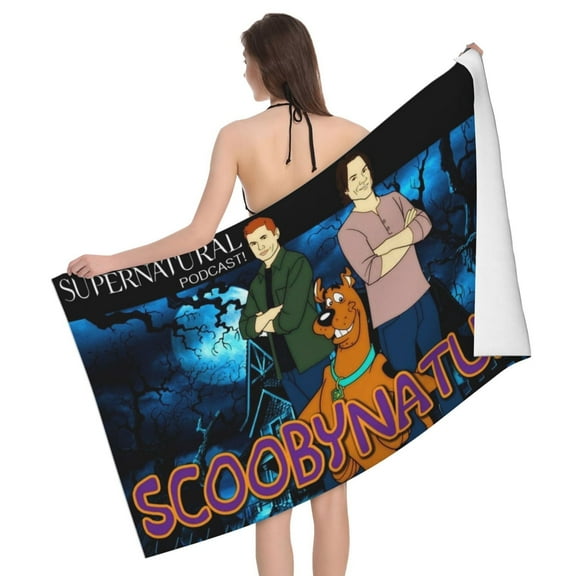Scooby-Natural Bath Towel Washcloths Beach Towel Quick Dry Towel Microfiber Absorbent Bath Towel 32x52 In