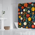 thumbnail image 2 of Pioneer Flower Floral Print Pattern Shower Curtain 72"x72" ,Bathroom Decorative Shower Curtains Set with 12 Hooks,Modern Waterproof Washable Shower Curtain, 2 of 6