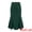 Dark Green, variant on Women Fishtail High Waist Belted Work Midi Mermaid Skirts M Red