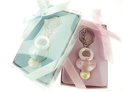 34 Mini Pacifier favorsBaby Shower party game decorationpacifier necklace gamedon't say baby pacifier necklace gamelight pink pacifier
