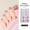 A3, variant on YTTAL Rainbow Glitter Toe Nail Stickers - Buy 2 Get 1 Free, Long Lasting Water Resistant Gradient Nail Wraps for Summer Beach Pedicure, Easy Apply Full Cover Nail Decals for Women