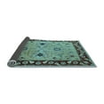 thumbnail image 2 of Ahgly Company Indoor Rectangle Oriental Light Blue Traditional Area Rugs, 2' x 5', 2 of 4
