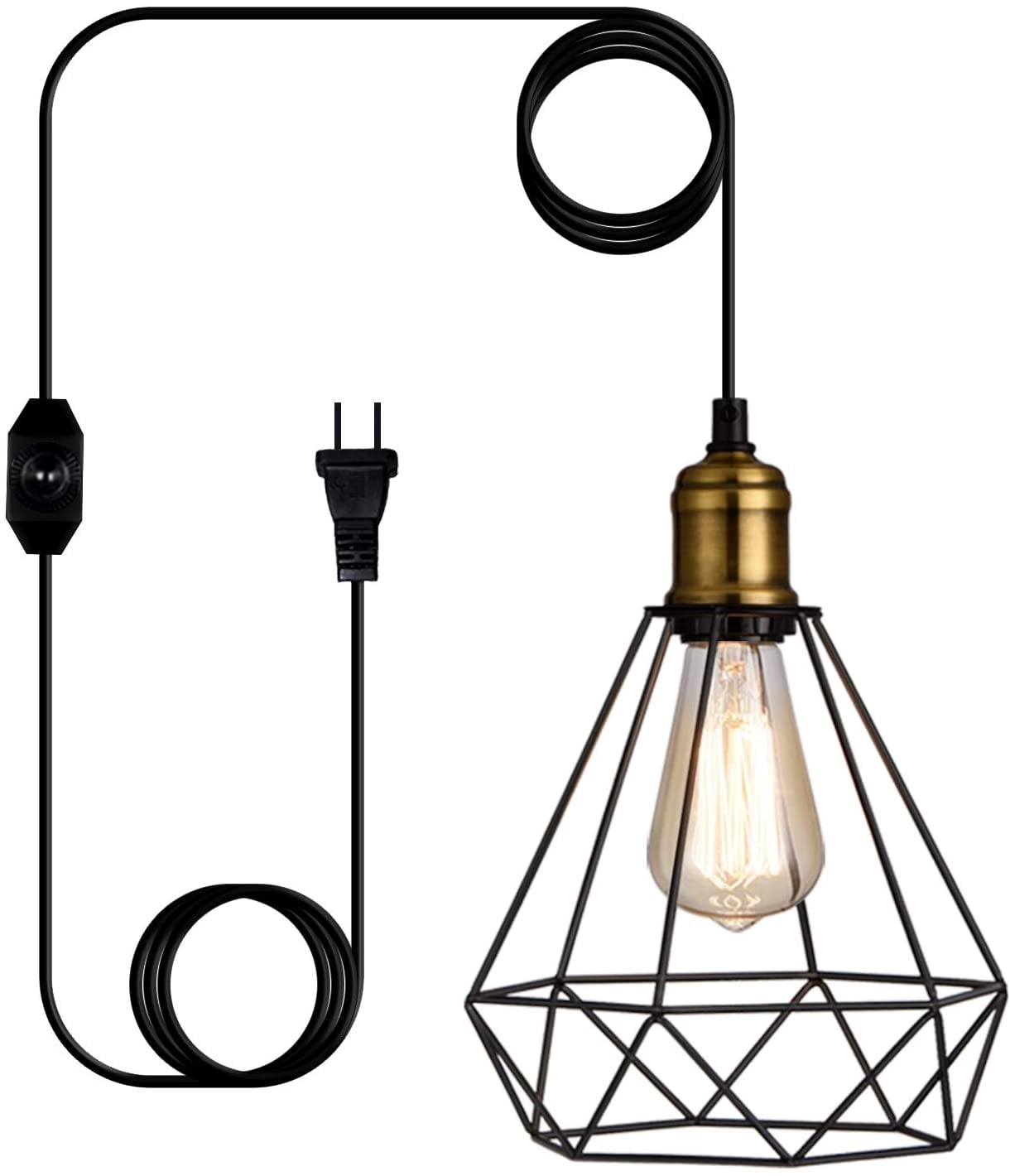 Plug in Pendant Lights with Dimmer 