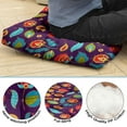 thumbnail image 4 of Boho Style Meditation Cushion, Paisley Square Floor Pillow for Yoga and Relaxing Moments 22 x 22, 4 of 7