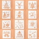 thumbnail image 5 of 12 plantillas de plantillas de Navidad, plantillas reutilizables de , pintura para puerta, decoración rústica de bricolaje para porche de, 5 of 9