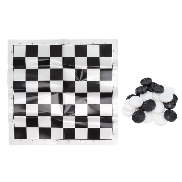 Juego De Mesa De Damas, Juego De Damas, Caja Transparente, Educativo, Portátil, Negro, Para La Familia