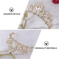 thumbnail image 3 of OHOIOLLA 1Ud Crown Crystal Tiara Accesorio Para Novias Y Fiesta, 3 of 8