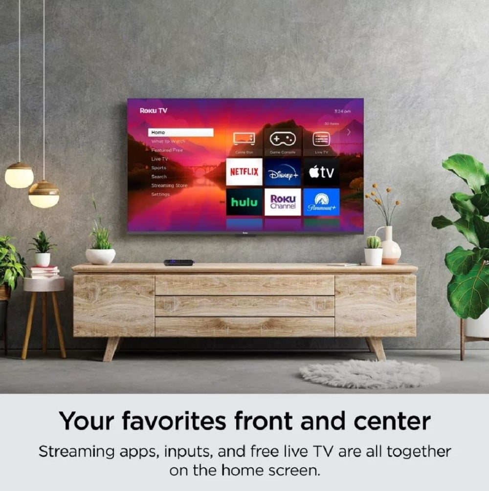 Roku 55" Select Series 4K HDR Smart Roku TV with Roku TV Remote - 55R4A4