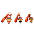 thumbnail image 4 of Qarigey LLavero de dibujos animados colgante Festival de Primavera bolsa de ópera china colgante accesorios de la suerte llaves anillo ornamento lindo Accesorios de disfraces Rojo Qarigey AP014331-01, 4 of 6