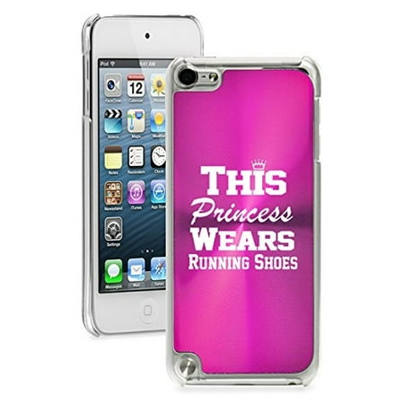 Plus Ipod Running Shoes For Apple iPod Touch 5th / 6th Generation Hard Back Case Cover This Princess Wears Running Shoes ()