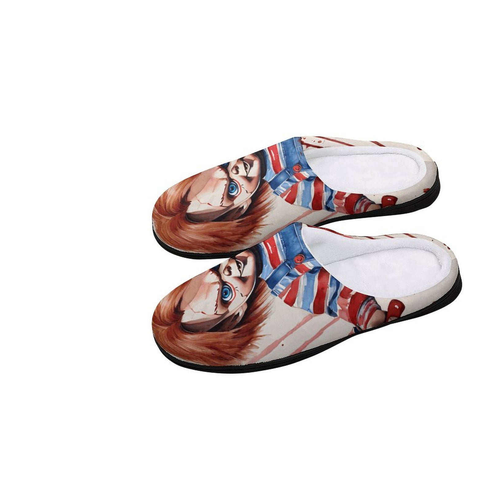 CHUCKY Plush Slippers. Men\'s 9-12. Amazon.com | Chucky 60101 Sandals, Slippers, Child Play  main image 4