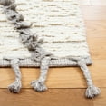 thumbnail image 3 of SAFAVIEH Kenya Georgiana Geometric Wool Area Rug, Ivory/Grey, 5' x 8', 3 of 8