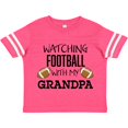 thumbnail image 3 of Inktastic Watching Football with My Grandpa Boys or Girls Toddler T-Shirt, 3 of 5