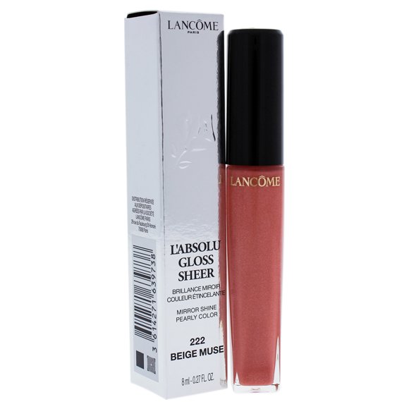 LAbsolu Gloss Brillant à Lèvres Transparent - 222 Beige Muse par Lancome pour Femmes - Brillant à Lèvres 0,27 oz