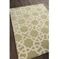 thumbnail image 2 of Hand-Tufted Contemporary Wool Rug 7'x10' Green/Cream, 2 of 2