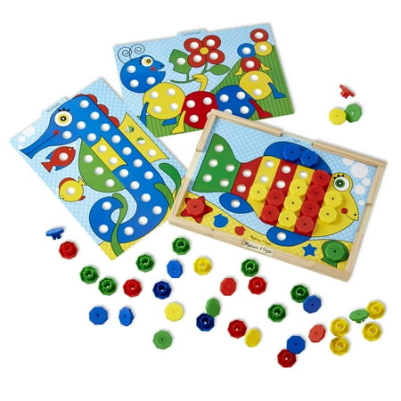 UPC: 0000772043137 | Melissa & Doug Sort and Snap Color Match – Sorting and Patterns Educational Toy