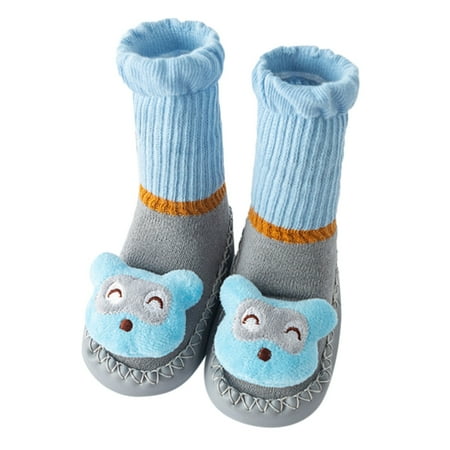 

nsendm Light up Toddler Girls Shoes Autumn And Winter Comfortable Baby Shoes Cute Cartoon Animal Shape Children Shoes Grey 12 Months