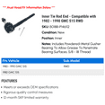 thumbnail image 2 of Inner Tie Rod End - Compatible with 1982 - 1990 GMC S15 RWD 1983 1984 1985 1986 1987 1988 1989, 2 of 2