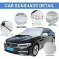 thumbnail image 3 of Car Windshield Snow Cover , 4 Layers Winter Frost Protection for Any Weather, Windscreen Covers, Front Window Automotive Covers for Car SUV Trucks (59"x27.5"), 3 of 6