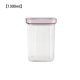 thumbnail image 1 of Tarro de almacenamiento de alimentos Cocina casera Apilable Arroz Condimento Aperitivos Recipiente transparente a prueba de humedad, Rosa, Mediano kenally HA001234-08, 1 of 6