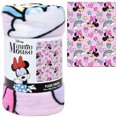 thumbnail image 1 of Disney Classiques Minnie Mouse Douce Couverture en Polaire 45x60, 1 of 1