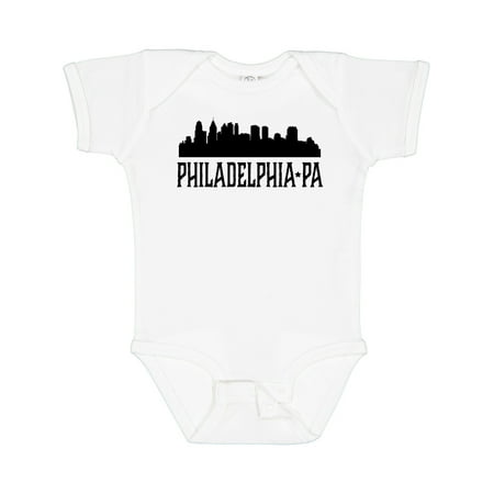 

Inktastic Philadelphia Pennsylvania City Skyline Gift Baby Boy or Baby Girl Bodysuit