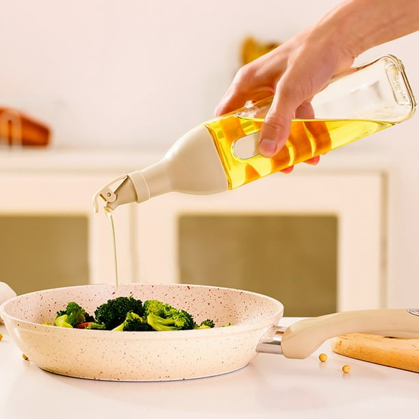 Acheter Distributeur d'huile d'olive Transparent, bouteille à presser, pulvérisateur  d'huile en verre, bouteilles de Sauce pour salade BBQ, outils de cuisine