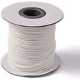 thumbnail image 2 of 1Roll Korean Waxed Polyester Cord Macrame Artisan String White 1mm about 88yards/roll, 2 of 8