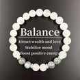 thumbnail image 1 of Pulsera de cristal de piedra natural para hombre y mujer, elegante bisutería boho unisex hecha a mano con cuentas, para uso diario y outfits informales, 1 of 6