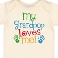 thumbnail image 4 of Inktastic My Grandpop Loves Me Boys or Girls Baby Bodysuit, 4 of 5