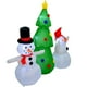 thumbnail image 5 of Inflable de Navidad Houzer 1.7m Muñecos de Nieve con LED, 5 of 6