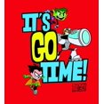 thumbnail image 2 of Teen Titans Go It's Go Time! Youth Red Graphic Tee-Small, 2 of 7