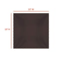 thumbnail image 6 of COVERS&ALL Outdoor Universal Replacement Shade Cover for Canopy Pergola 12 Oz - 100% Waterproof & Weather Resistant Pergola Cover for Patio Porch Deck Balcony with Grommets (10' H x 10' W, Coffee), 6 of 7