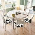 thumbnail image 2 of Chair Seat Covers set of 4 Stretch Printed Chair Covers for Dining Room Square Removable Washable Chair Protector Seat Cushion Slipcovers for Kitchen Office, 2 of 6