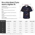 thumbnail image 4 of Fotbe Physical Formulas Hawaiian Shirt for Men Unisex Summer Beach Casual Short Sleeve Cotton Linen Button Down Shirts-Large, 4 of 5