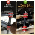 thumbnail image 4 of Unique Bargains No.K700538/K200222 2pcs Enlaces de Barra Estabilizadora Delantera Kit con Bujes para Cadillac Escalade para Chevy Tahoe Silverado Avalanche para GMC Yukon Sierra 2004-2018, 4 of 7