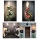 thumbnail image 5 of Pared De Resina Eléctrica Con Luz De Pulpo Retro, Bombilla De Tentáculo, Lámpara Colgante De Pared De Pulpo Para Decoración Del Hogar matsuzay HA044760-02, 5 of 6