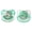 Dino Baby, variant on CutiePlusU Adult Pacifiers Big Shield Printed Soothers Cute Paci 2 Pieces Penguin&Whale