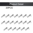 thumbnail image 4 of Fielect 20Pcs AAA Battery Spring Plate AAA Battery Positive Negative Conversion Spring Contact Nickeling Plate 21mmx9mm, 4 of 6