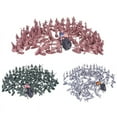 thumbnail image 1 of 100 Pcs Figurines de Soldats d'Action Militaire Jouets Collection Jouets Éducatifs Intelligence Cadeau, 1 of 6