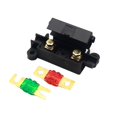 thumbnail image 4 of 【1Set】 Auto fuse Flat Plate Type 32V Fork Type Bolt Battery Fuse Car Modification Stand 20A 30A 40A 50A 60A 70A - 200A Fuse Box, 4 of 5