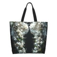thumbnail image 1 of Disketp Floral Angelic White Wings Bolsa Tote Estampada para Mujer, Bolso de Hombro y de Mano para Compras y Viajes, 1 of 8