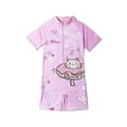 thumbnail image 5 of Odeerbi 3-14 Años Niñas Manga Corta Traje de Baño de Una Sola Pieza Seca Rápida Traje de Baño de Verano, 5 of 5