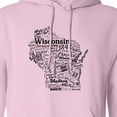 thumbnail image 3 of Inktastic Wisconsin State Word Salad Adult Hoodie Sweatshirt, 3 of 4