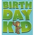 thumbnail image 2 of Girl's Guardians of the Galaxy Birthday Kid Dancing Groot  Graphic Tee Tahiti Blue Medium, 2 of 4