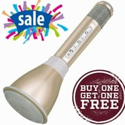 Lowest price for the whole platform Professional K068 W ireless B luetooth Metal HandHeld Microphone+Speaker Karaoke Necessary Products Best Gifts