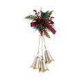 thumbnail image 2 of Décorations de Noël Hangs Cloche Décorative de Noël Ornement à Carreaux Rouges et Noirs Branche Baie Sonnette Festive Accroche-Porte Décoration Murale Ornement Suspendu de Noël Déguisement pour la Maison, 2 of 4